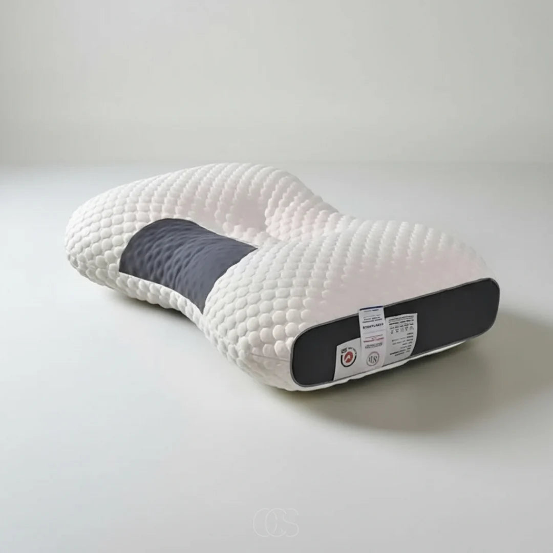 Neck Support Pillow Ergonomic Contour Firm Fiber Fill