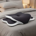 Neck Support Pillow Ergonomic Memory Foam Breathable Cover