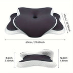 Neck Support Pillow Ergonomic Memory Foam Breathable Cover
