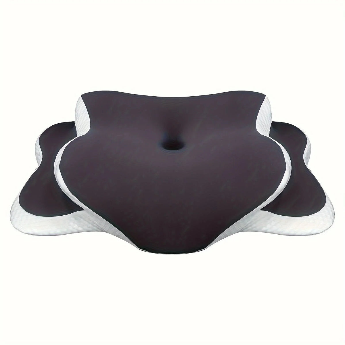 Neck Support Pillow Ergonomic Memory Foam Breathable Cover