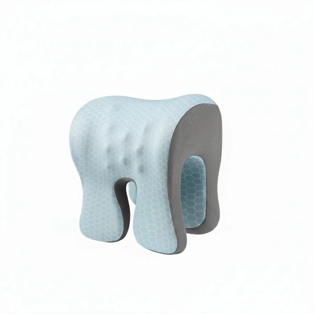 Neck Support Pillow Ergonomic Memory Foam Removable Cover