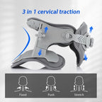 Neck Traction Device 5 Height Positions USB-Powered Heating