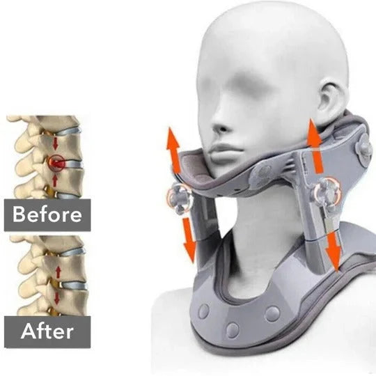 Neck Traction Device 5 Height Positions USB-Powered Heating