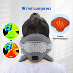 Neck Traction Device Adjustable Air Traction & Heat Therapy