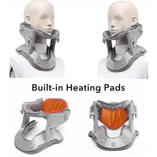 Neck Traction Device Adjustable Air Traction & Heat Therapy