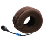 Neck Traction Pillow Inflatable Adjustable Cervical Support