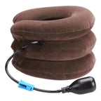 Neck Traction Pillow Inflatable Adjustable Cervical Support