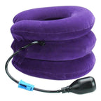Neck Traction Pillow Inflatable Adjustable Cervical Support