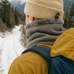 Neck Warmer Multifunctional Breathable Fleece Adjustable Cord