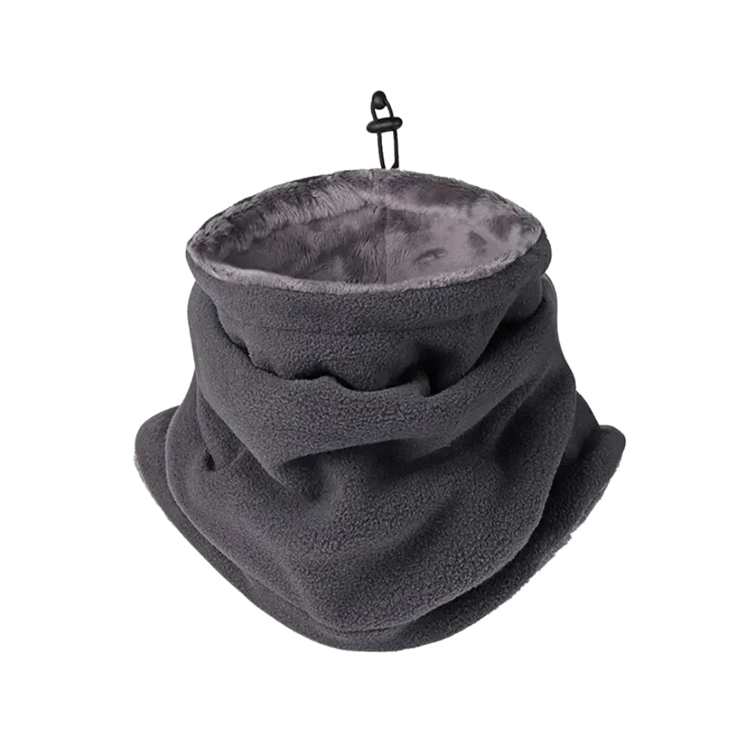 Neck Warmer Multifunctional Breathable Fleece Adjustable Cord