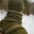 Neck Warmer Multifunctional Breathable Fleece Adjustable Cord