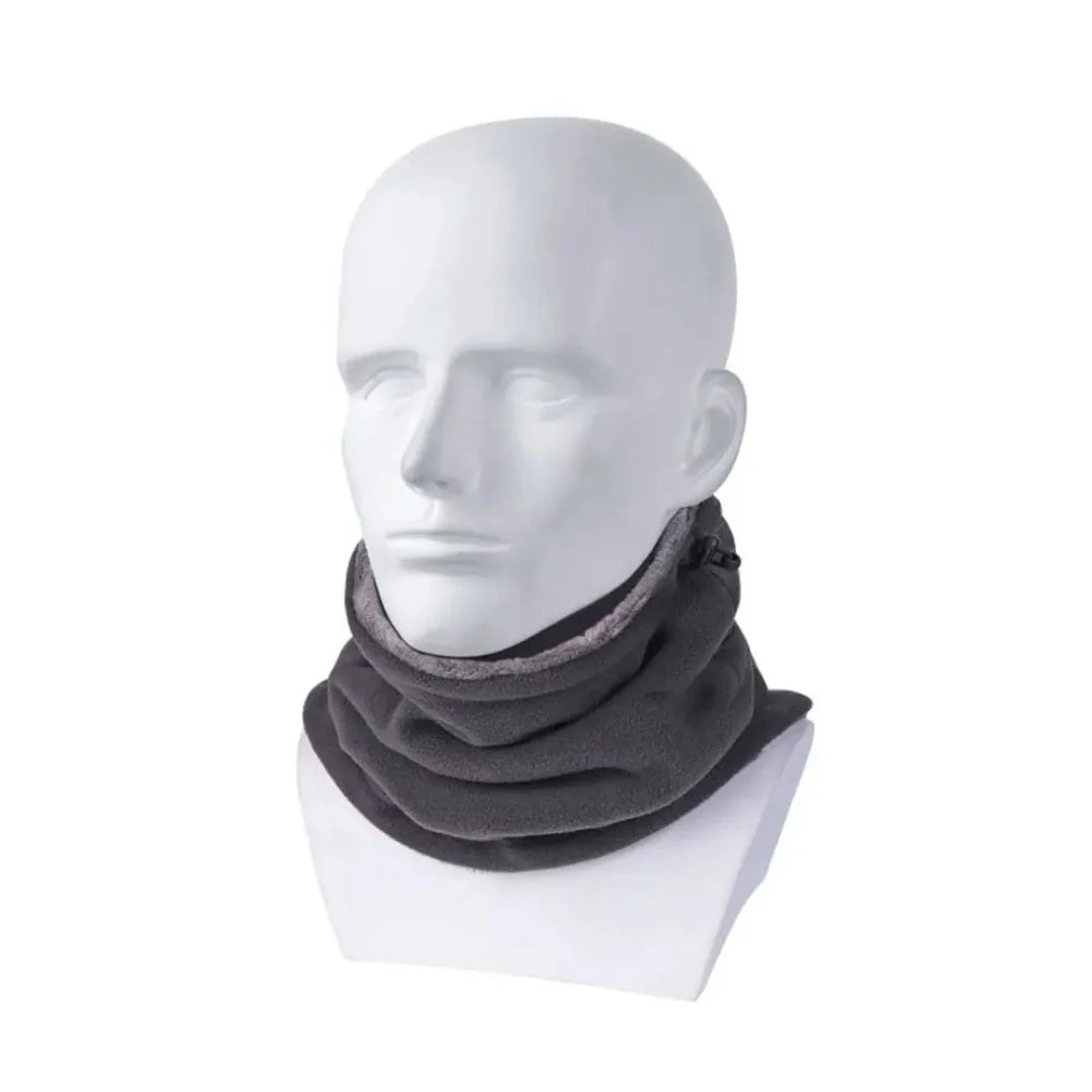 Neck Warmer Multifunctional Breathable Fleece Adjustable Cord