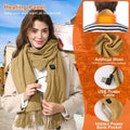 Neck Wrap USB Rechargeable Three Heat Levels Plush Fleece