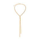 Necklace Adjustable Length Flat Snake Chain Gold & Silver