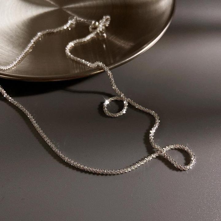 Necklace Set 925 Sterling Silver Hypoallergenic Layered