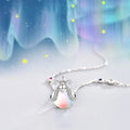Necklace Silver-Plated Moonstone Firefly 50 Cm