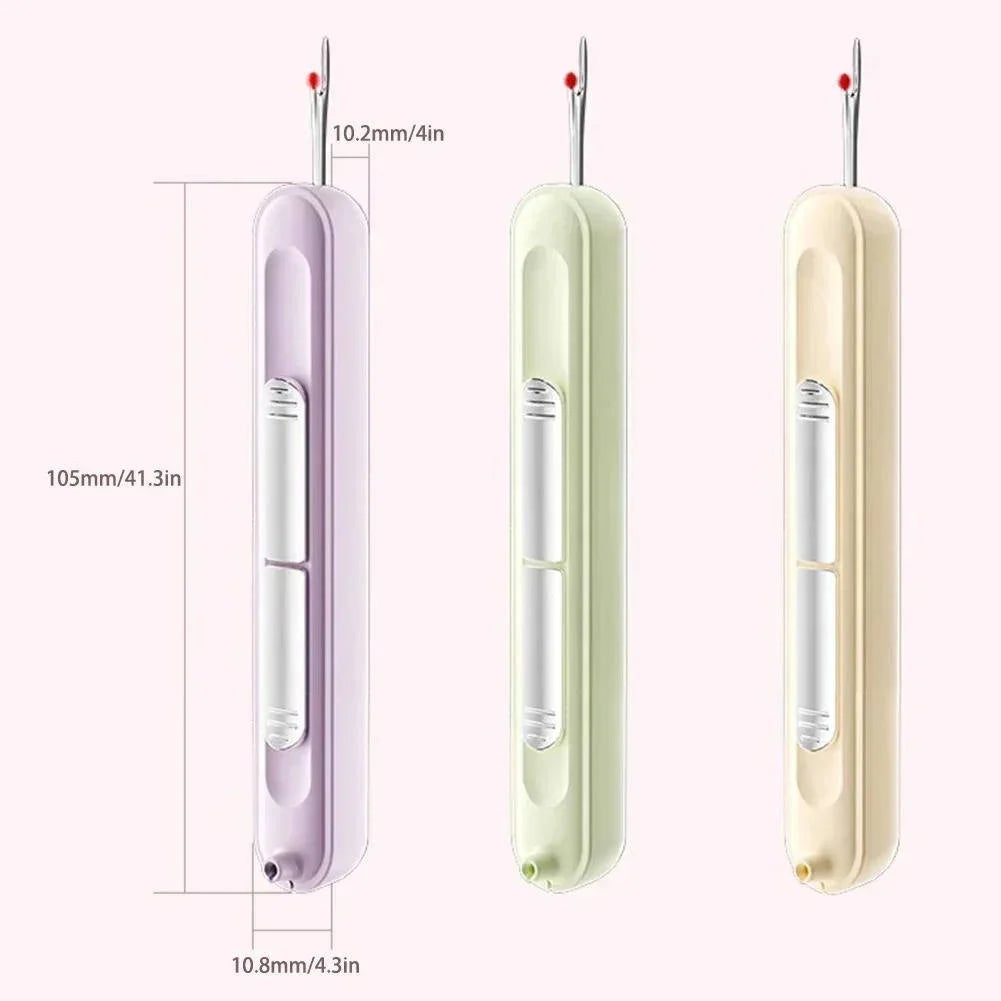 Needle Threader & Seam Ripper Dual-Ended Stainless Steel