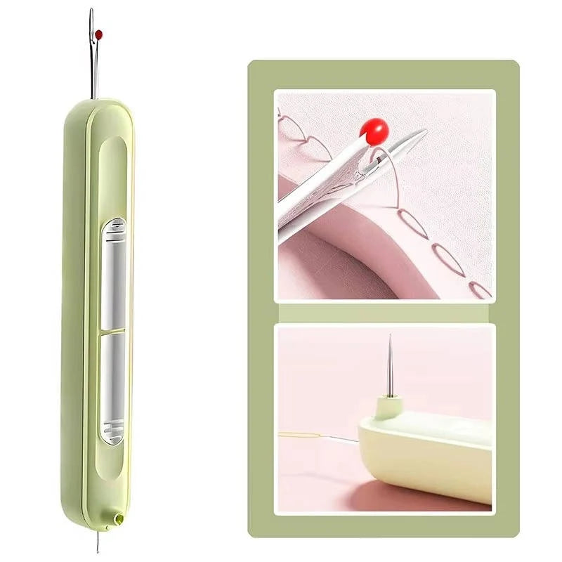 Needle Threader & Seam Ripper Dual-Ended Stainless Steel Loop