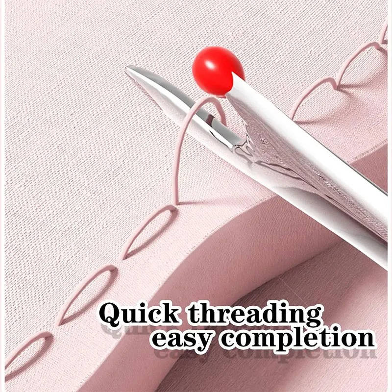 Needle Threader & Seam Ripper Dual-Ended Stainless Steel Loop