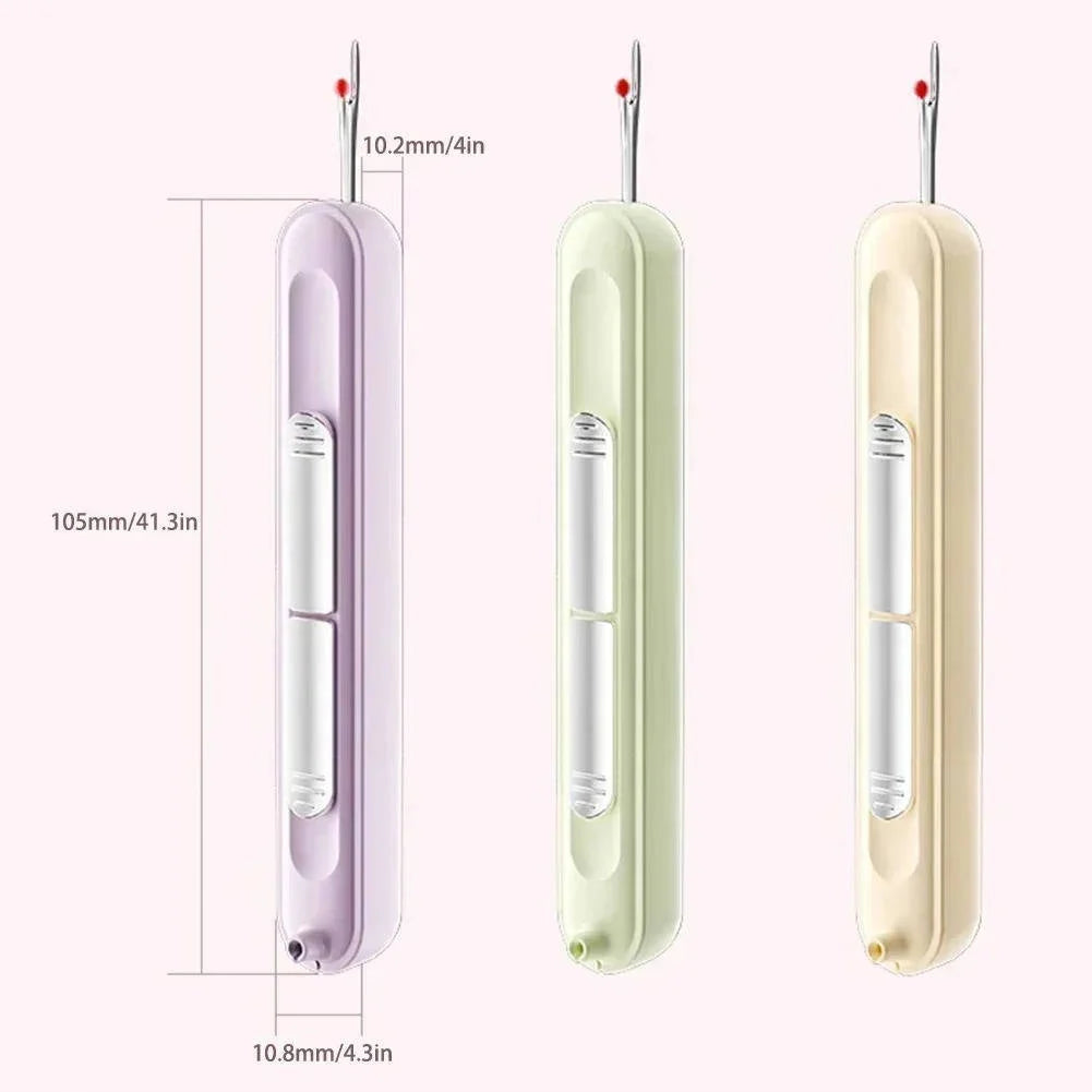 Needle Threader & Seam Ripper Dual-Ended Stainless Steel Loop