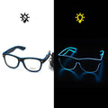 Neon Glasses EL Wire Three Light Modes