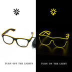 Neon Glasses Rechargeable LED USB Charging Three Modes