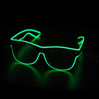 Neon Glasses Rechargeable LED USB Charging Three Modes