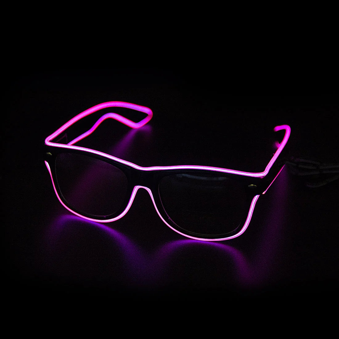 Neon Glasses Rechargeable LED USB Charging Three Modes