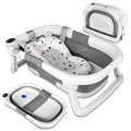 Newborn Bath Tub Foldable Temperature Alert Cushioned Mat