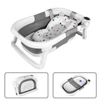 Newborn Bath Tub Foldable Temperature Alert Cushioned Mat