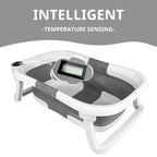 Newborn Bath Tub Foldable Temperature Alert Cushioned Mat