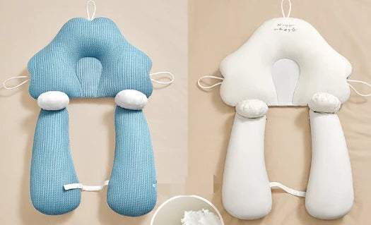 Newborn Cradle Pillow Ergonomic Head Support Breathable Cotton