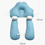 Newborn Cradle Pillow Ergonomic Head Support Breathable Cotton