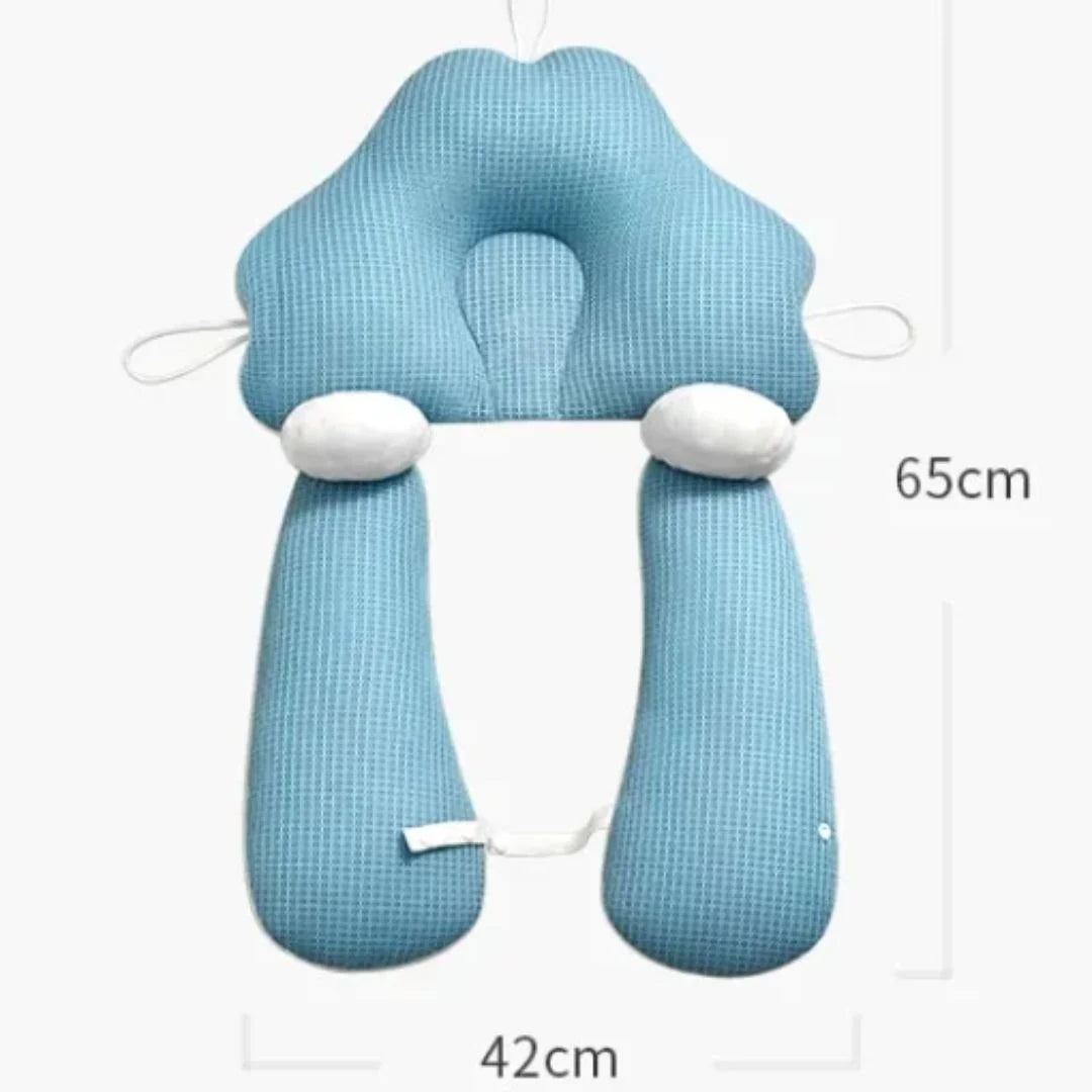 Newborn Cradle Pillow Ergonomic Head Support Breathable Cotton