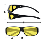 Night Driving Glasses Polarized Anti-Glare Fit-Over
