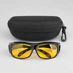 Night Driving Glasses Polarized Orange Anti-Reflective Wraparound