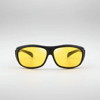 Night Driving Glasses Polarized Orange Wraparound Fits Over Prescription