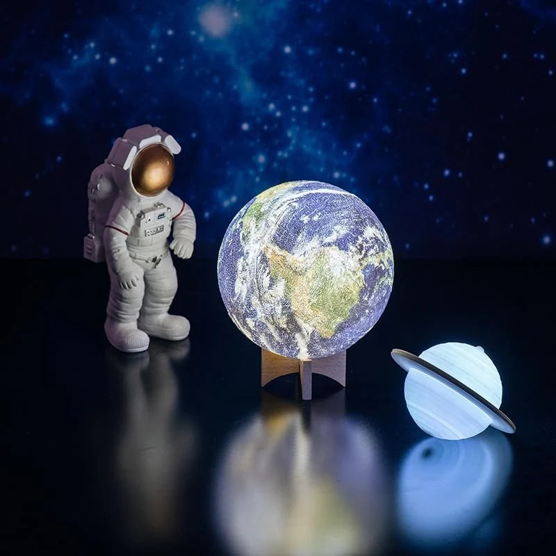 Night Lamp 3D Earth 16-Color USB Rechargeable