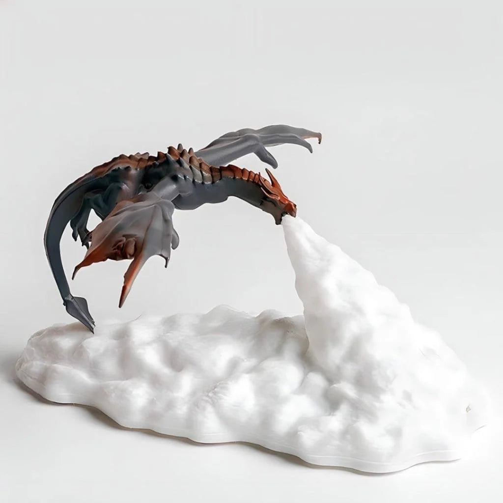 Night Lamp Dragon Fire Effect Battery Operated