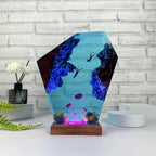 Night Light 3D Ocean Resin USB Plug-In Dimmable