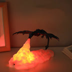 Night Light 3D Printed Flickering Flame USB Rechargeable