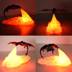 Night Light 3D Printed Flickering Flame USB Rechargeable
