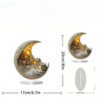 Night Light Acrylic Crescent Moon Scene