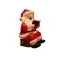 Night Light Battery-Operated Warm LED Resin Santa Figurine