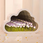 Night Light Cloud-Shaped Cordless 20 Glowing Tulips