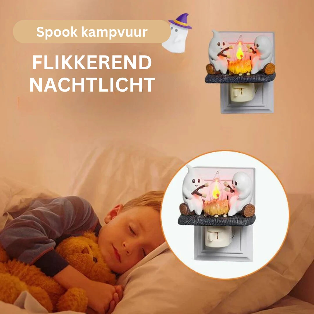 Night Light Flickering Campfire LED Energy-Efficient
