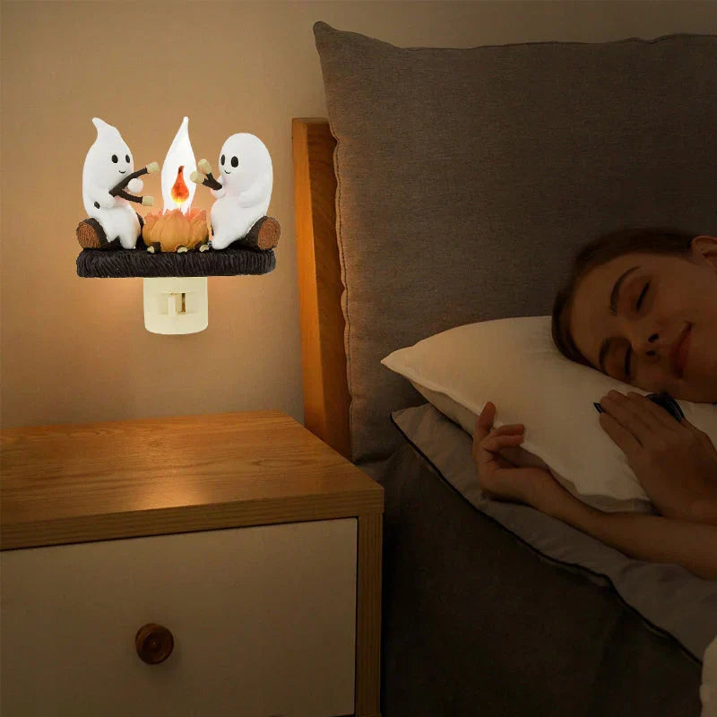 Night Light Flickering Campfire LED Energy-Efficient