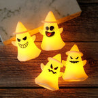 Night Light Ghost Hat Design Warm White & Child-Safe