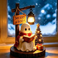 Night Light Ghost Reading Polyresin Cordless Warm Lantern