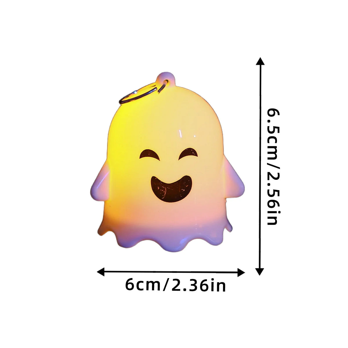 Night Light Ghost Shape LED Portable Keyring